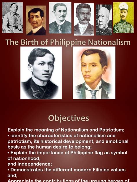 The Birth of Philippine Nationalism .